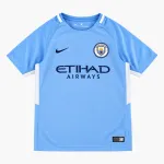 17/18 Manchester City Retro Home Kids Jersey 17/18 Manchester City Retro Home Kids Jersey — AI-generated product preview, front view