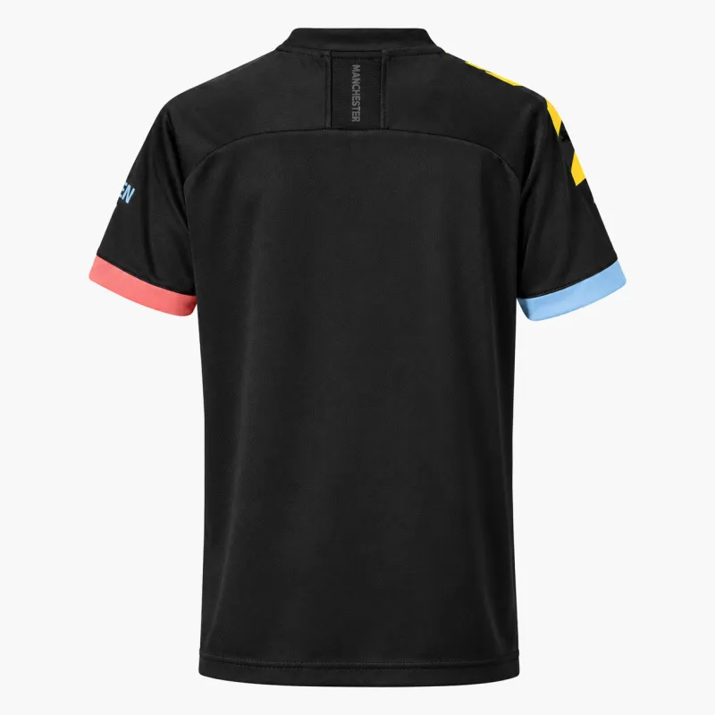 19/20 Manchester City Retro Away Kids Jersey — AI-generated product preview, back view