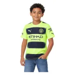 22/23 Manchester City Third Kids Jersey — AI model preview, upper-body front view