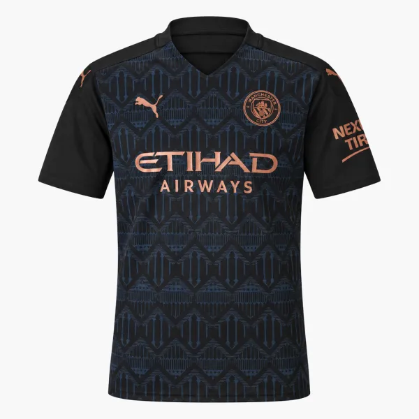 20/21 Manchester City Retro Away Jersey - AI-generated product preview, front view