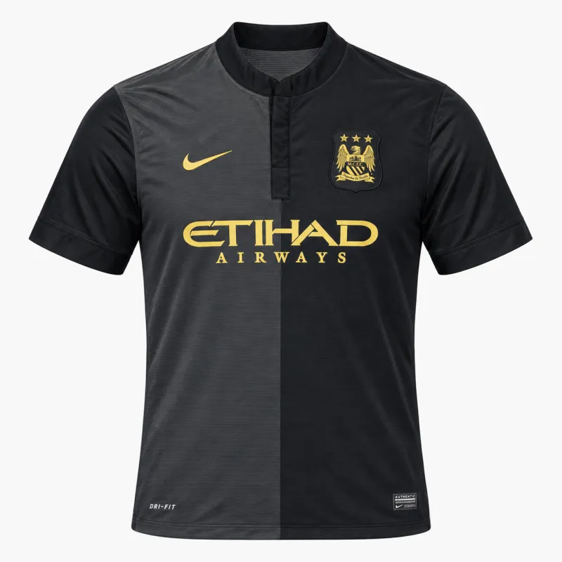 13/14 Manchester City Retro Away Jersey — AI-generated product preview, front view