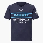 21/22 Manchester City Third Kids Jersey — AI-generated product preview, front view