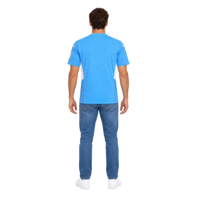 21/22 Manchester City Home Jersey — AI model preview, full-body back view