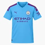 19/20 Manchester City Retro Home Kids Jersey 19/20 Manchester City Retro Home Kids Jersey — AI-generated product preview, front view