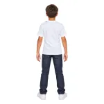 13/14 Manchester City Retro Third Kids Jersey — AI model preview, full-body back view