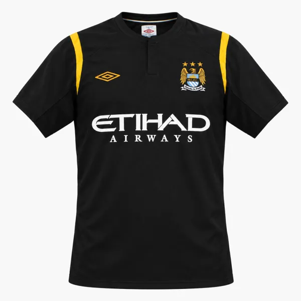 09/10 Manchester City Retro Away Jersey - AI-generated product preview, front view