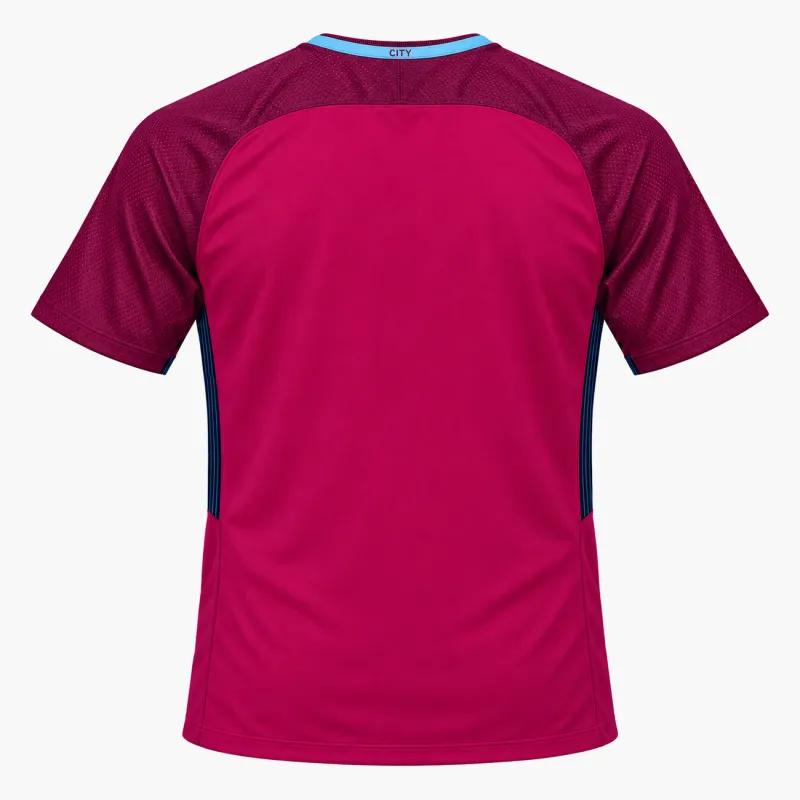 17/18 Manchester City Retro Away Jersey — AI-generated product preview, back view