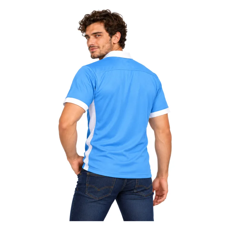 15/16 Manchester City Retro Home Jersey — AI model preview, upper-body back view