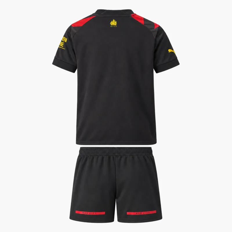 22/23 Manchester City Away Kids Kit — AI-generated product preview, back view