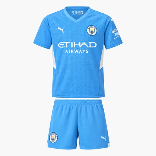 21/22 Manchester City Home Kids Kit