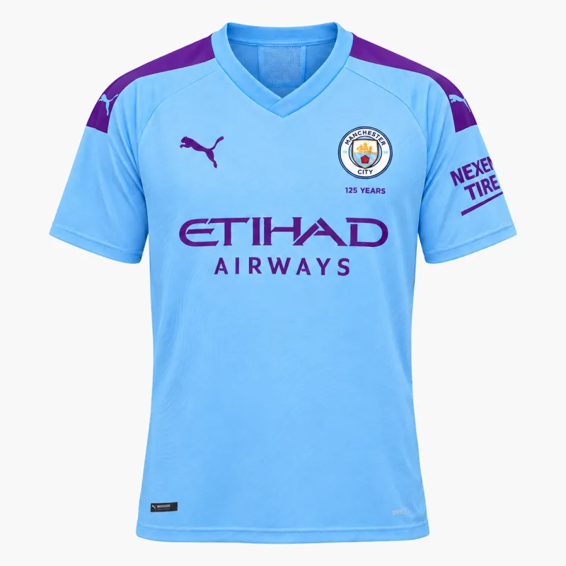 19/20 Manchester City Retro Home Jersey — AI-generated product preview, front view
