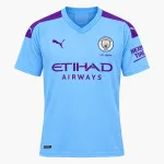 19/20 Manchester City Retro Home Jersey 19/20 Manchester City Retro Home Jersey — AI-generated product preview, front view