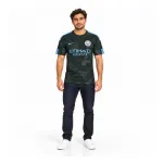 17/18 Manchester City Retro Third Jersey — AI model preview, full-body front view