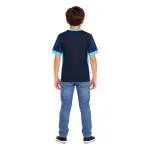 15/16 Manchester City Retro Away Kids Jersey — AI model preview, full-body back view