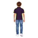 14/15 Manchester City Retro Third Kids Jersey — AI model preview, full-body back view