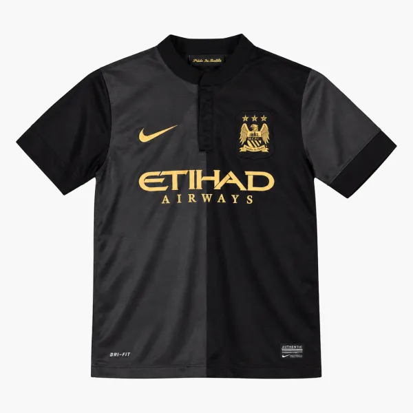 13/14 Manchester City Retro Away Kids Jersey - AI-generated product preview, front view