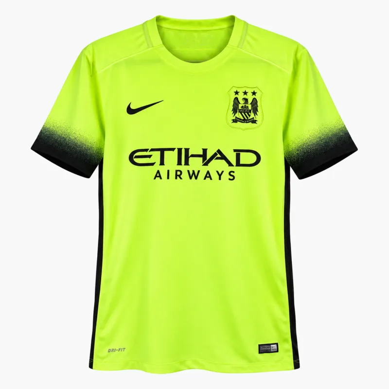 15/16 Manchester City Retro Third Jersey — AI-generated product preview, front view