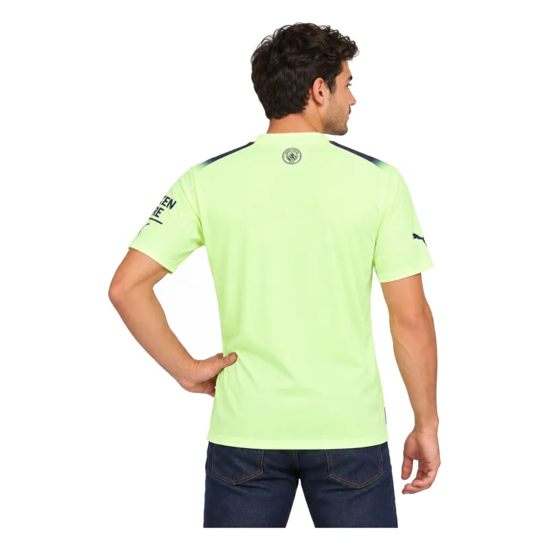22/23 Manchester City Third Jersey — AI model preview, upper-body back view