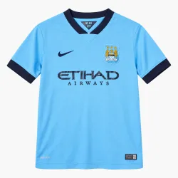 14/15 Manchester City Retro Home Kids Jersey - product photo 14/15 Manchester City Retro Home Kids Jersey — AI-generated product preview, front view