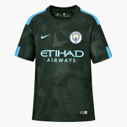 17/18 Manchester City Retro Third Kids Jersey — AI-generated product preview, front view