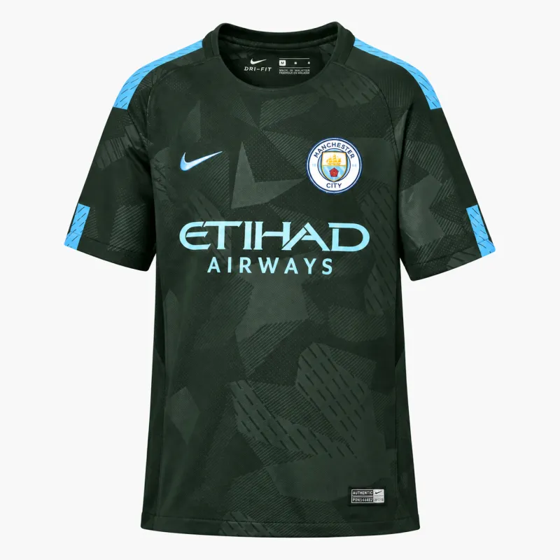 17/18 Manchester City Retro Third Kids Jersey — AI-generated product preview, front view