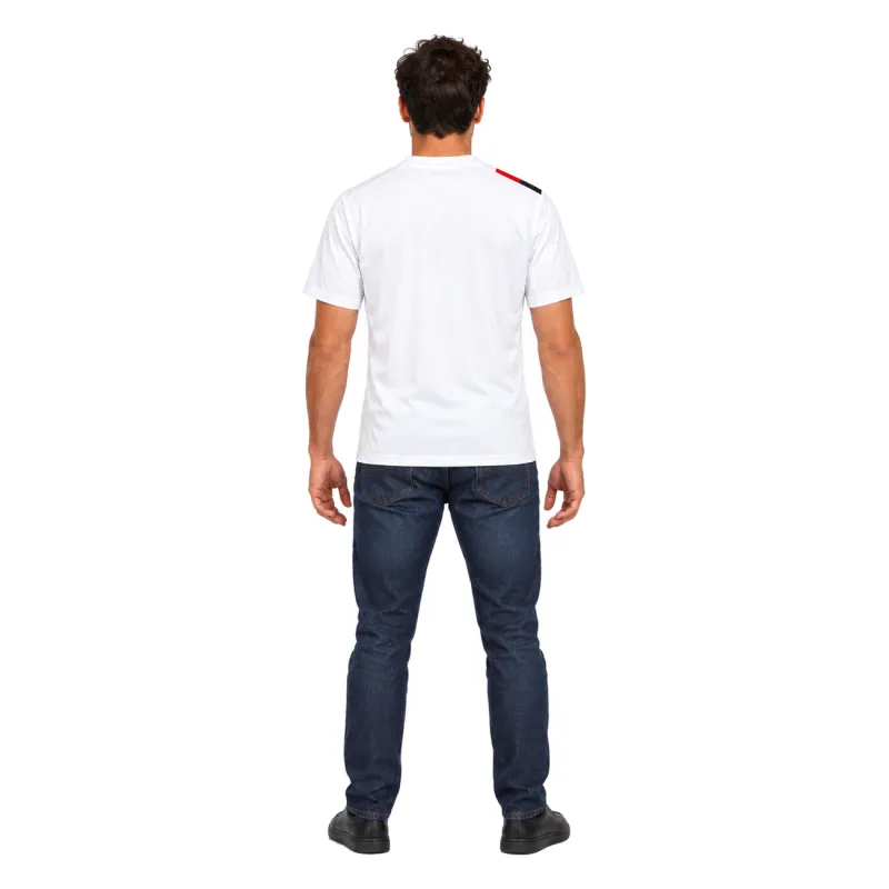 10/11 Manchester City Retro Third Jersey — AI model preview, full-body back view