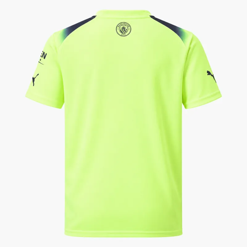 22/23 Manchester City Third Kids Jersey — AI-generated product preview, back view