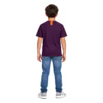 18/19 Manchester City Retro Third Kids Jersey — AI model preview, full-body back view