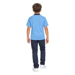 12/13 Manchester City Retro Home Kids Jersey — AI model preview, full-body back view