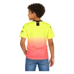 19/20 Manchester City Retro Third Kids Jersey — AI model preview, upper-body back view