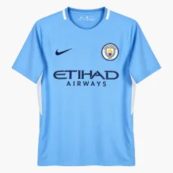 17/18 Manchester City Retro Home Jersey - product photo 17/18 Manchester City Retro Home Jersey — AI-generated product preview, front view