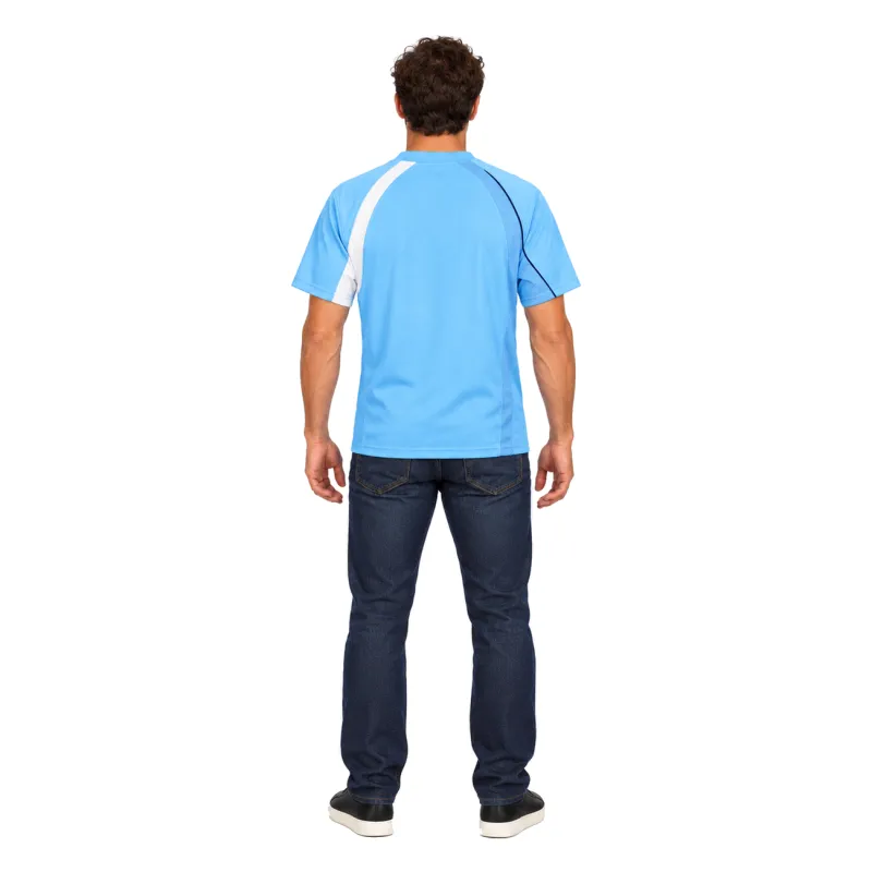 08/09 Manchester City Retro Home Jersey — AI model preview, full-body back view
