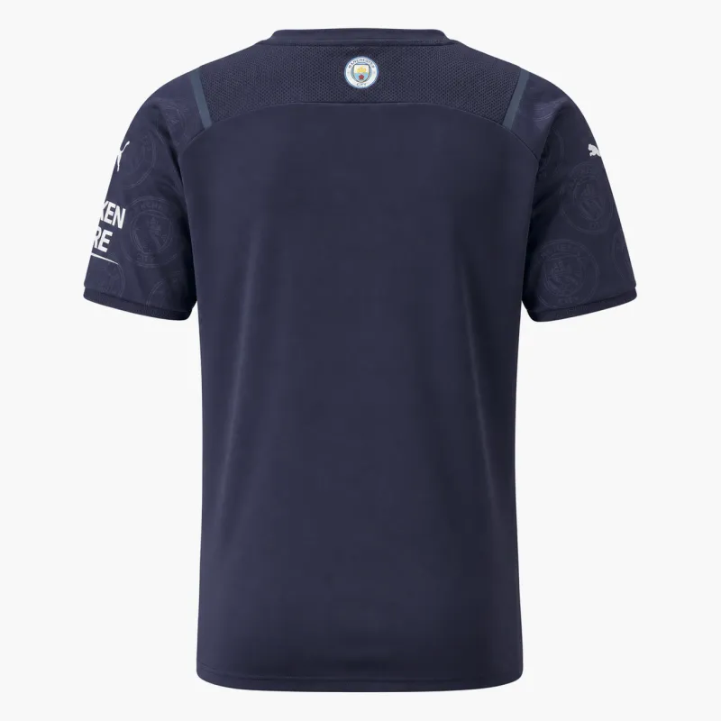 21/22 Manchester City Third Jersey — AI-generated product preview, back view
