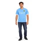 10/11 Manchester City Retro Home Jersey — AI model preview, full-body front view