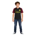 16/17 Manchester City Retro Away Kids Jersey — AI model preview, full-body front view