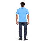 10/11 Manchester City Retro Home Jersey — AI model preview, full-body back view