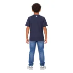 21/22 Manchester City Third Kids Jersey — AI model preview, full-body back view