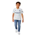 20/21 Manchester City Retro Third Kids Jersey — AI model preview, full-body front view