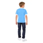 15/16 Manchester City Retro Home Kids Jersey — AI model preview, full-body back view