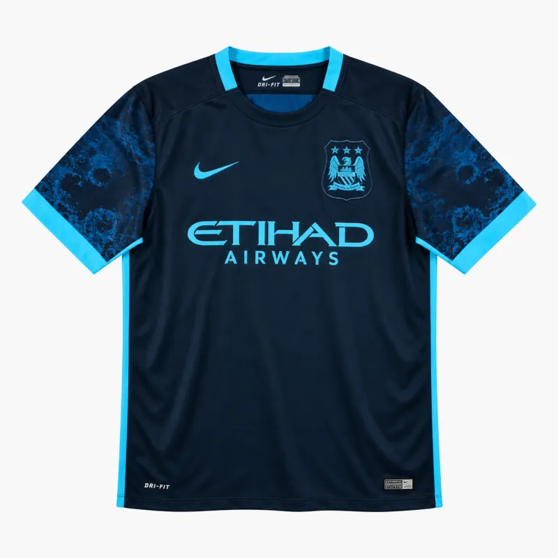15/16 Manchester City Retro Away Jersey — AI-generated product preview, front view