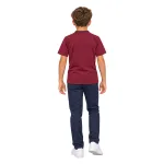 12/13 Manchester City Retro Away Kids Jersey — AI model preview, full-body back view