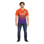 16/17 Manchester City Retro Third Jersey — AI model preview, full-body front view