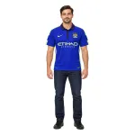 14/15 Manchester City Retro Third Jersey — AI model preview, full-body front view