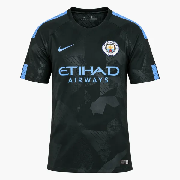 17/18 Manchester City Retro Third Jersey - AI-generated product preview, front view