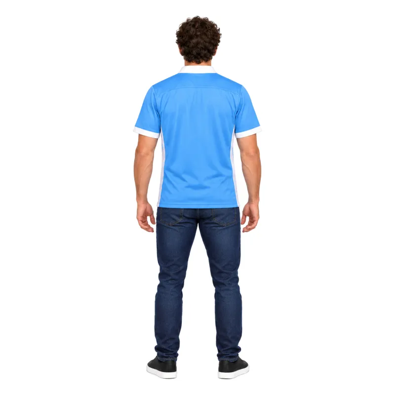 15/16 Manchester City Retro Home Jersey — AI model preview, full-body back view