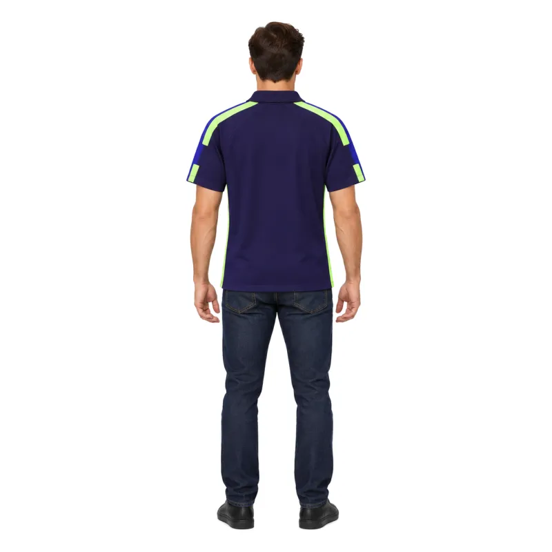 14/15 Manchester City Retro Third Jersey — AI model preview, full-body back view