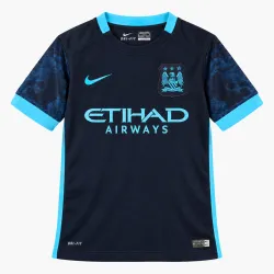 15/16 Manchester City Retro Away Kids Jersey - product photo 15/16 Manchester City Retro Away Kids Jersey — AI-generated product preview, front view
