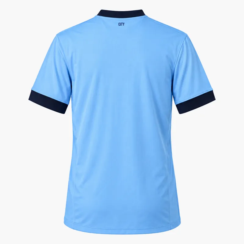14/15 Manchester City Retro Home Jersey — AI-generated product preview, back view