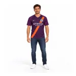 18/19 Manchester City Retro Third Jersey — AI model preview, full-body front view