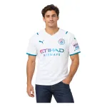 21/22 Manchester City Away Jersey — AI model preview, upper-body front view